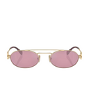 Pale Gold-Dark Pink Silver