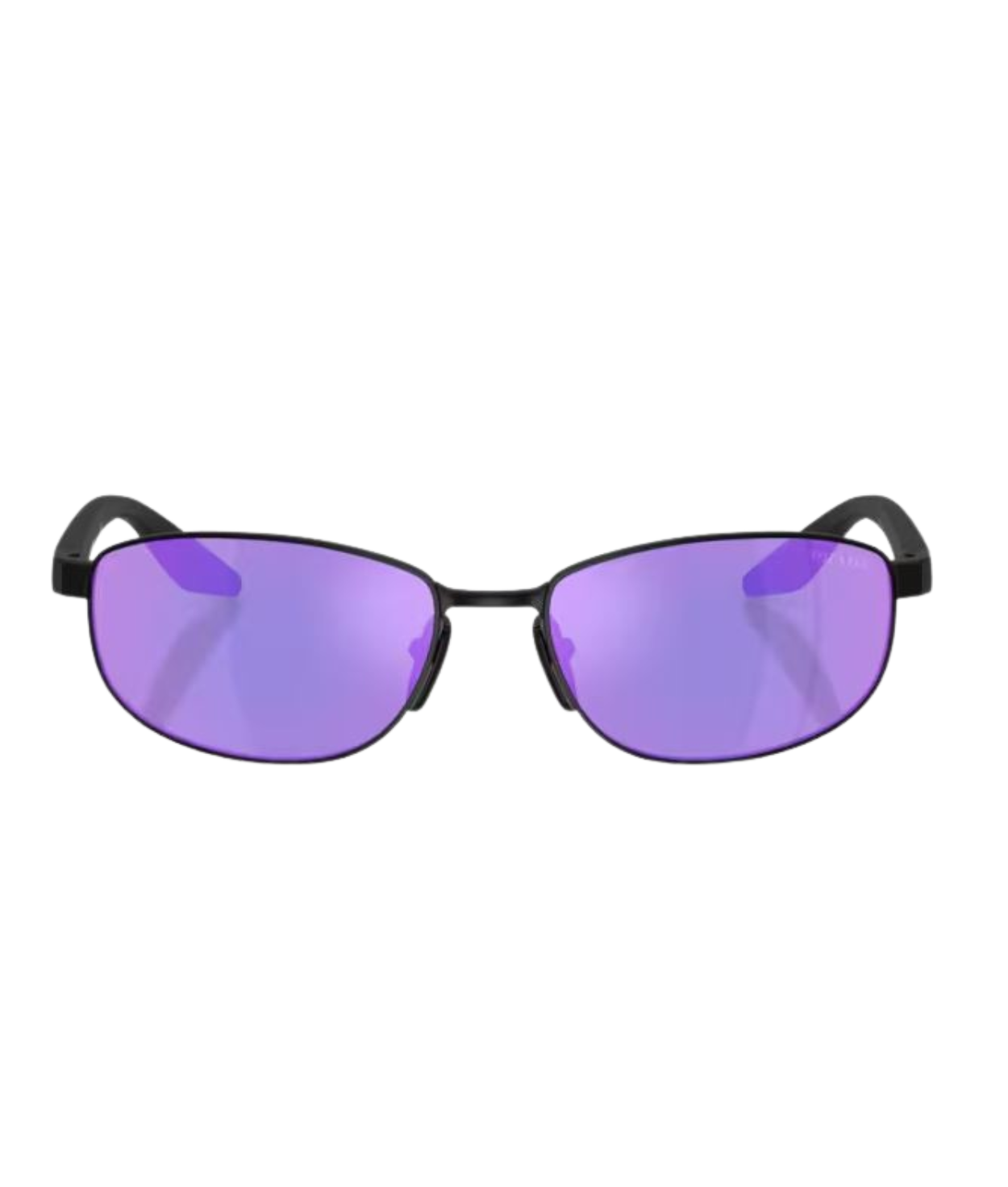 Matte black-Violet/green