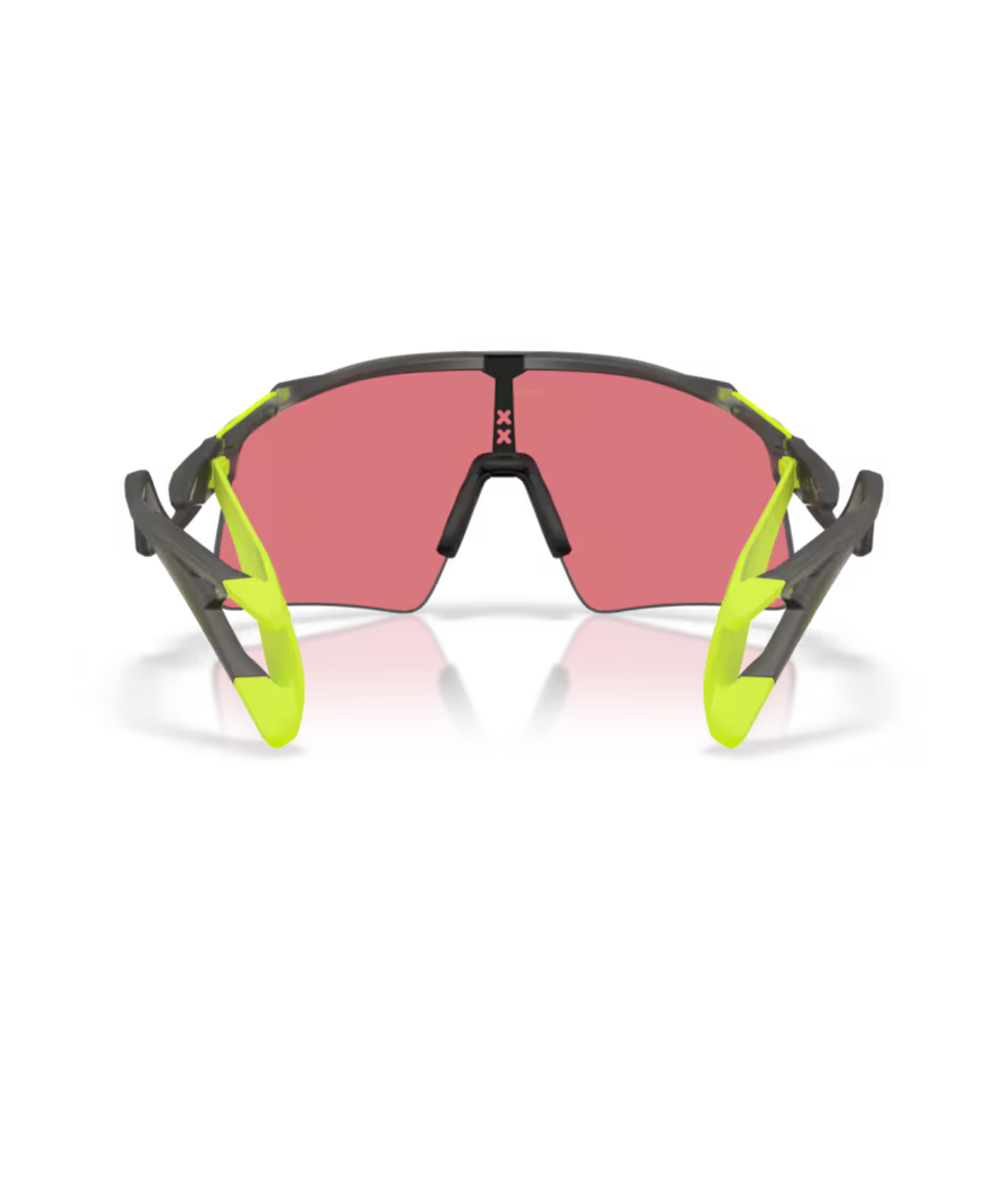 Matte grey smoke-Prizm ruby