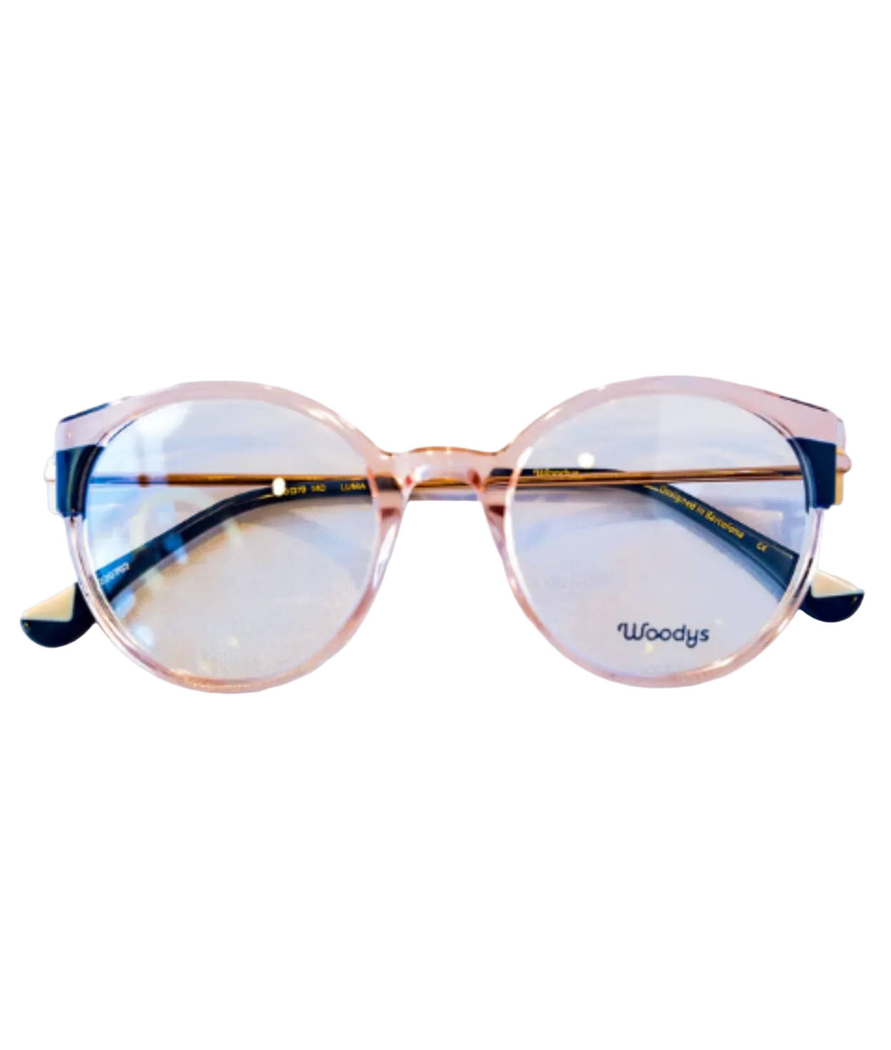 Transparent Pink/ Blue Nuit