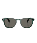 Translucent dark teal-Carbon grey