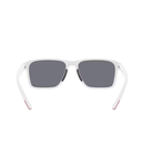 White rubber-Light blue mirror silver