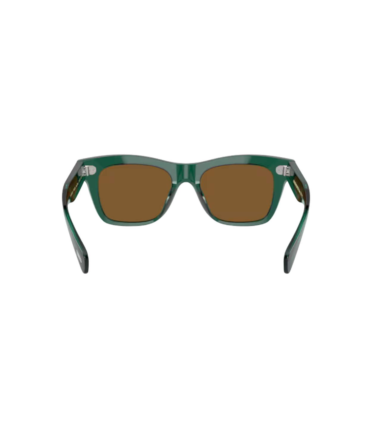 Translucent dark teal-Cognac mirror