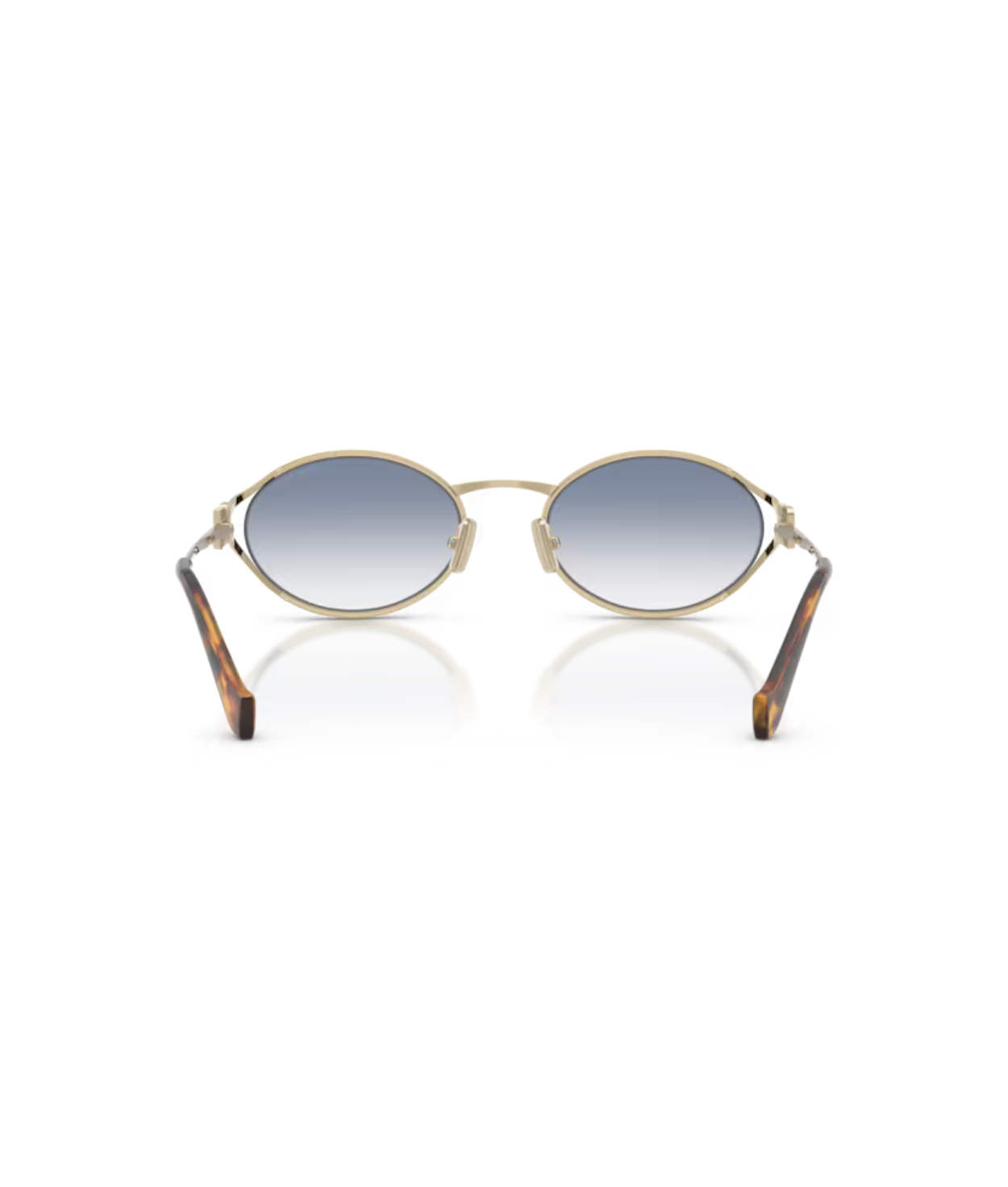 Pale Gold-Clear Gradient Light Blue