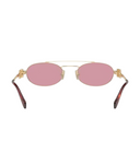 Pale Gold-Dark Pink Silver