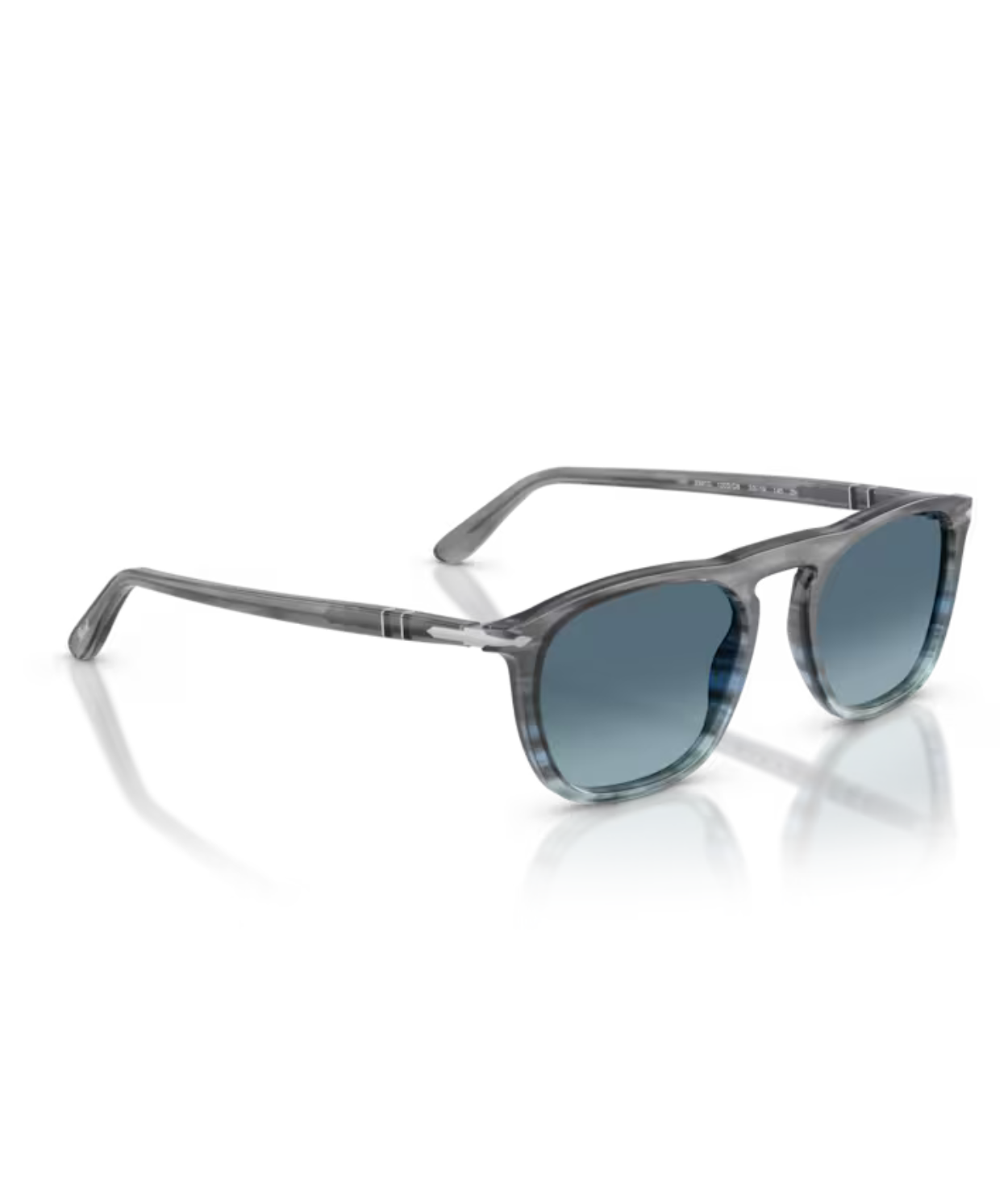 Striped grey gradient blue-Azure gradient blue