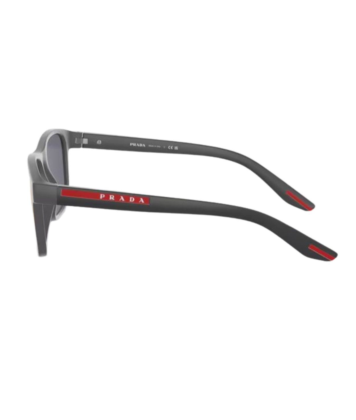 Grey rubber-Dark grey mirror red