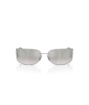 Silver-Gray Mirror Silver Gradient
