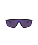 Semi-matte black-Royal purple mirror