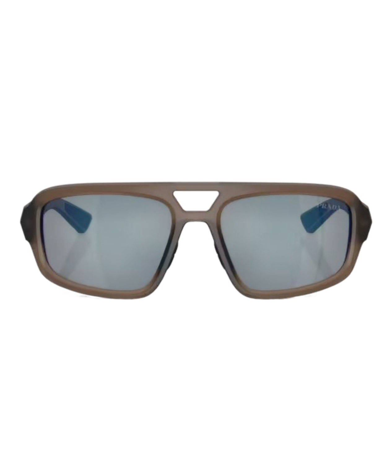 Frosted Brown-Red/Blue
