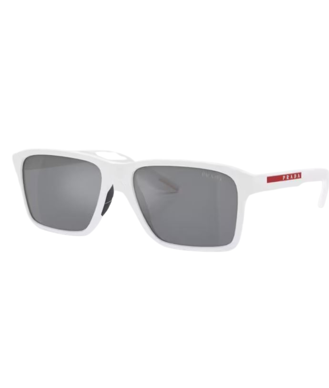 White rubber-Light blue mirror silver