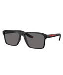Black rubber-Dark grey polarized