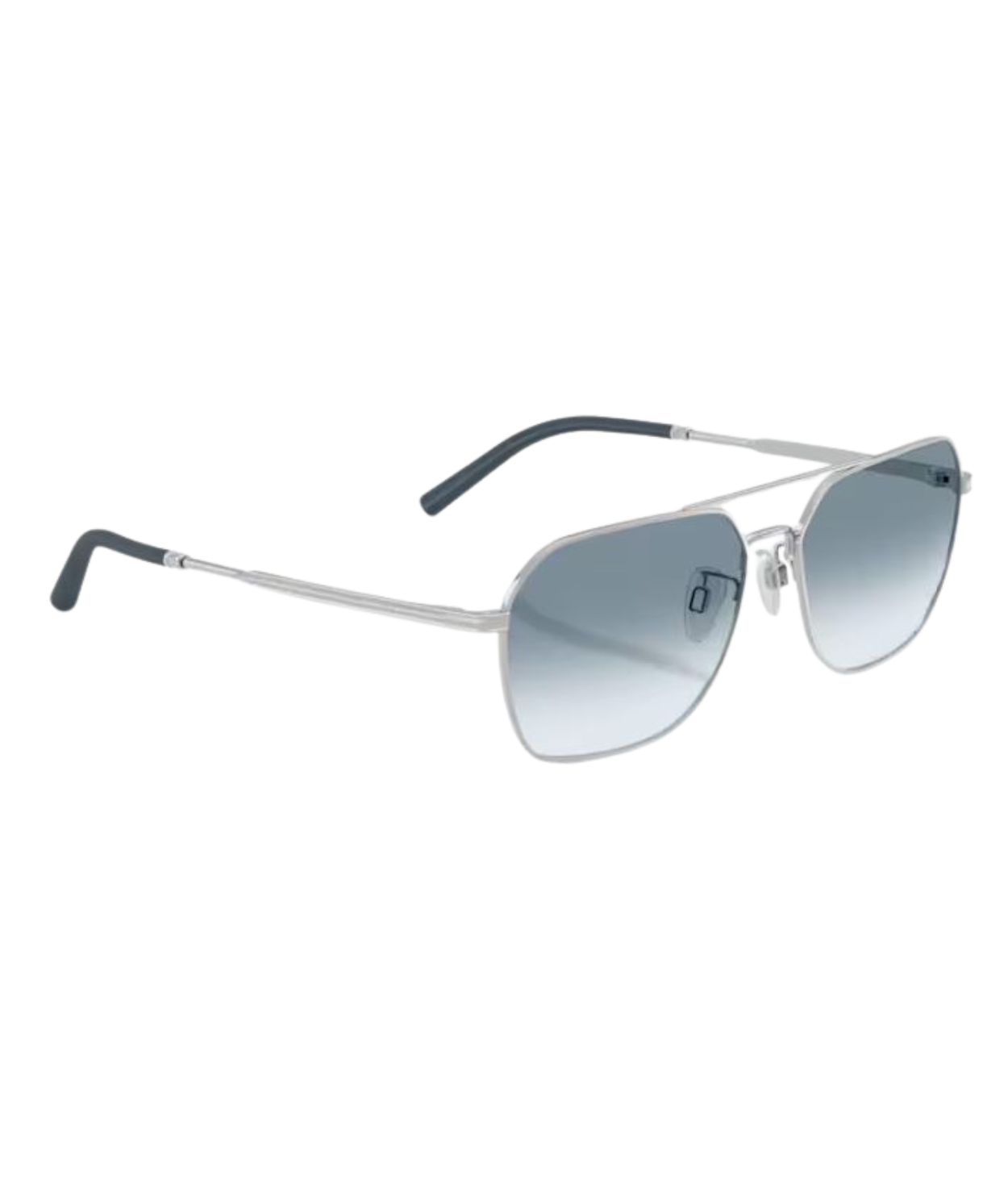 Brushed silver-Sky gradient wash to dark
