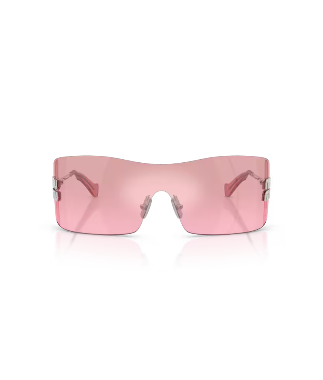 Silver-Pink mirror silver gradient