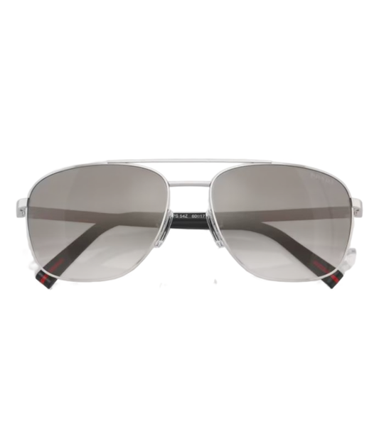 Silver-Gradient grey mirror silver