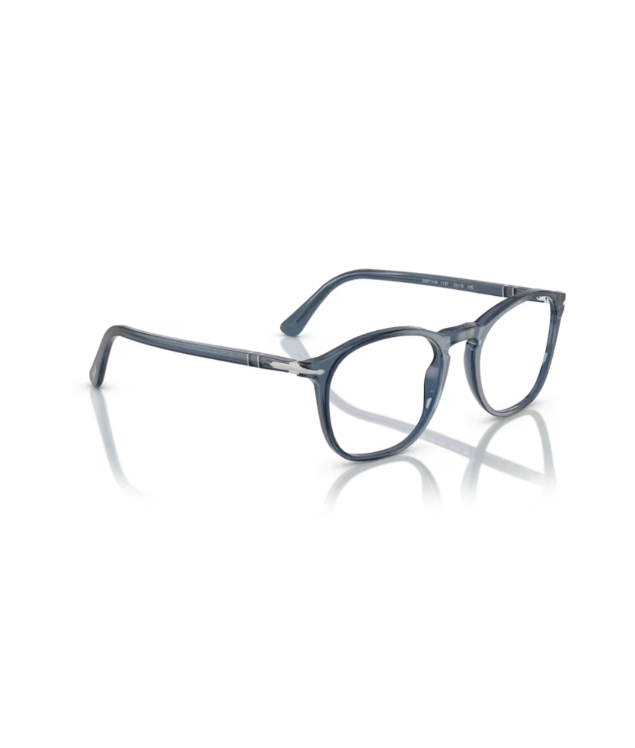 Transparent denim blue