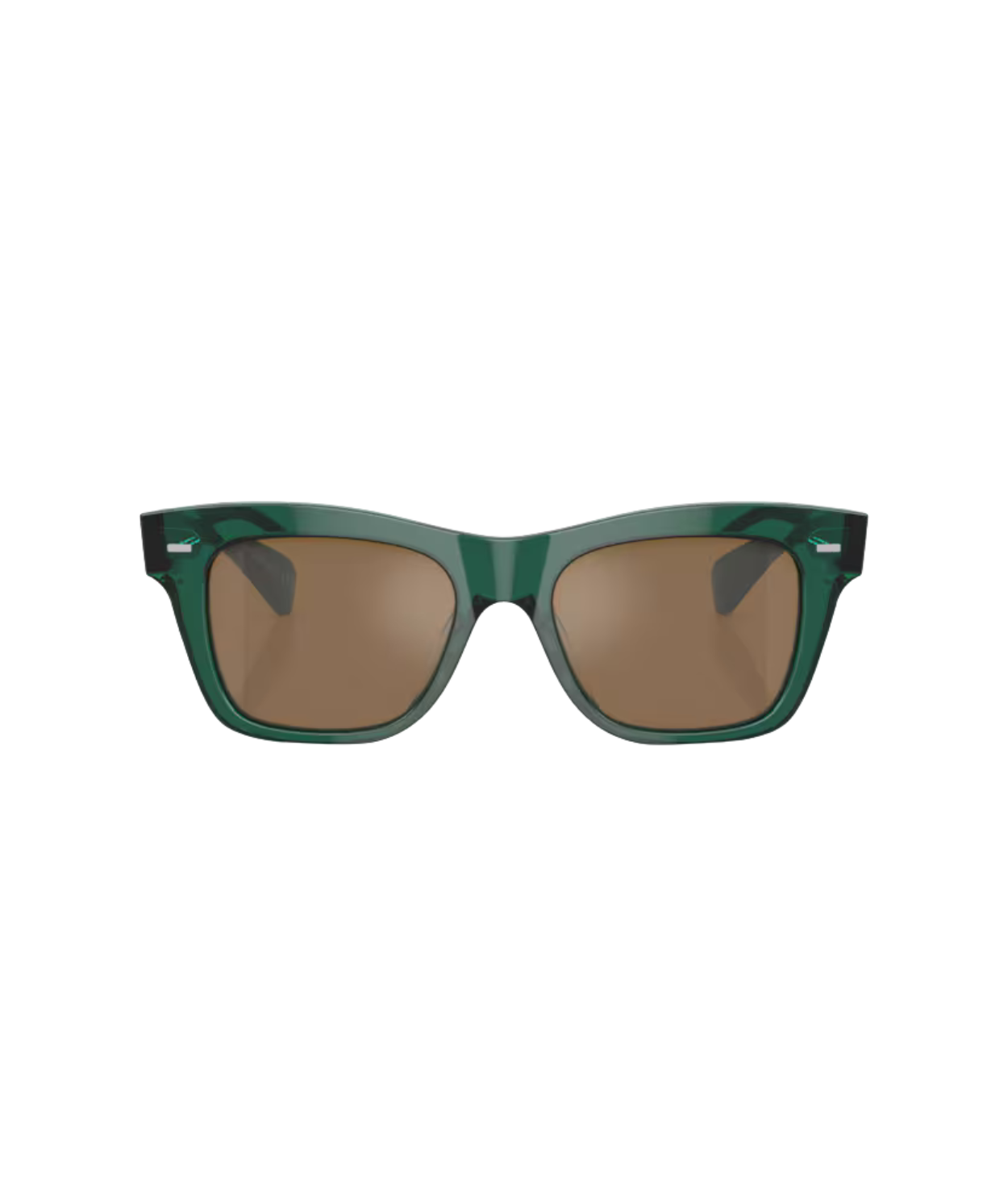 Translucent dark teal-Cognac mirror