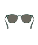 Translucent dark teal-Carbon grey