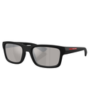 Matte Black-Light Grey Mirror Silver