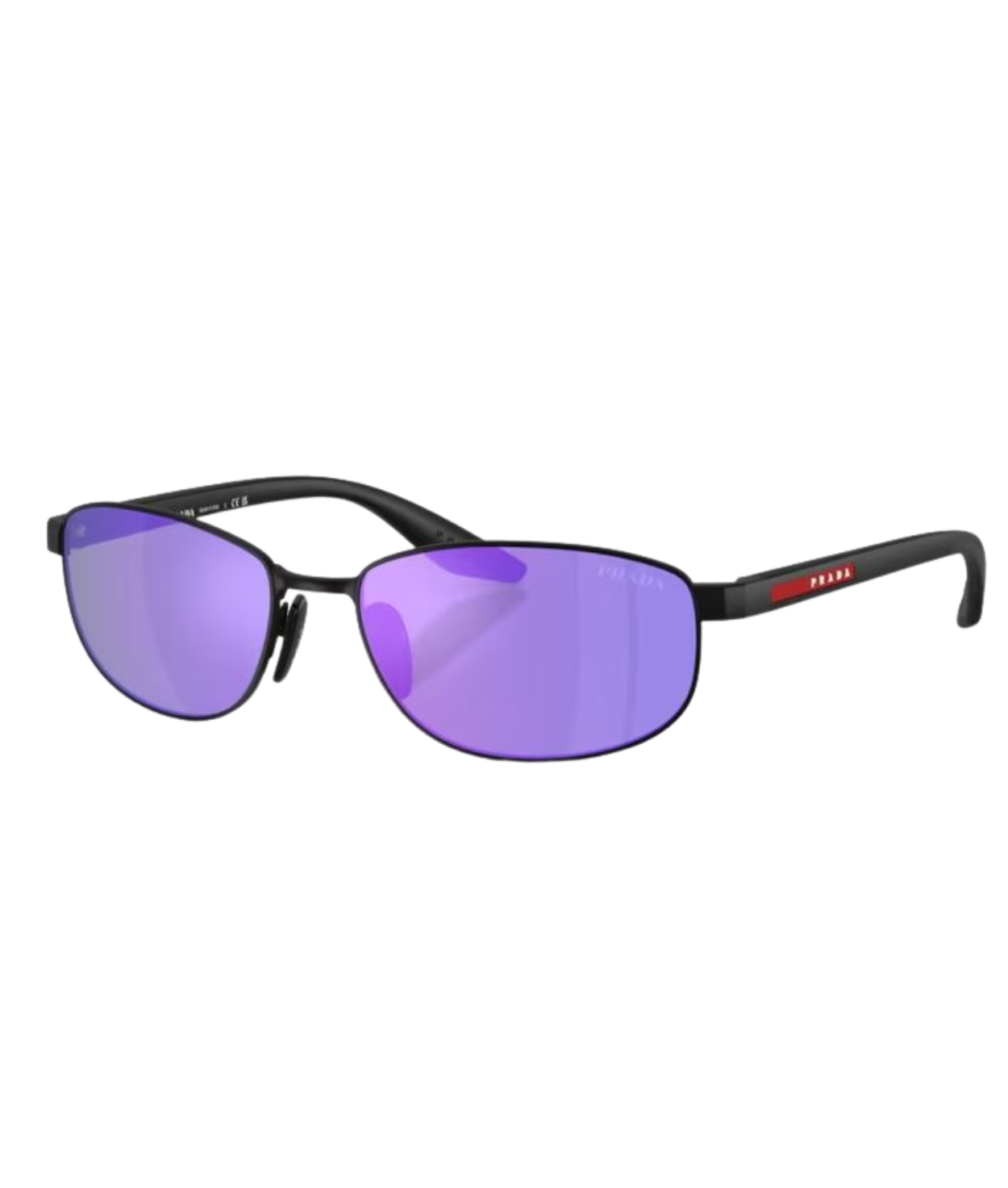 Matte black-Violet/green
