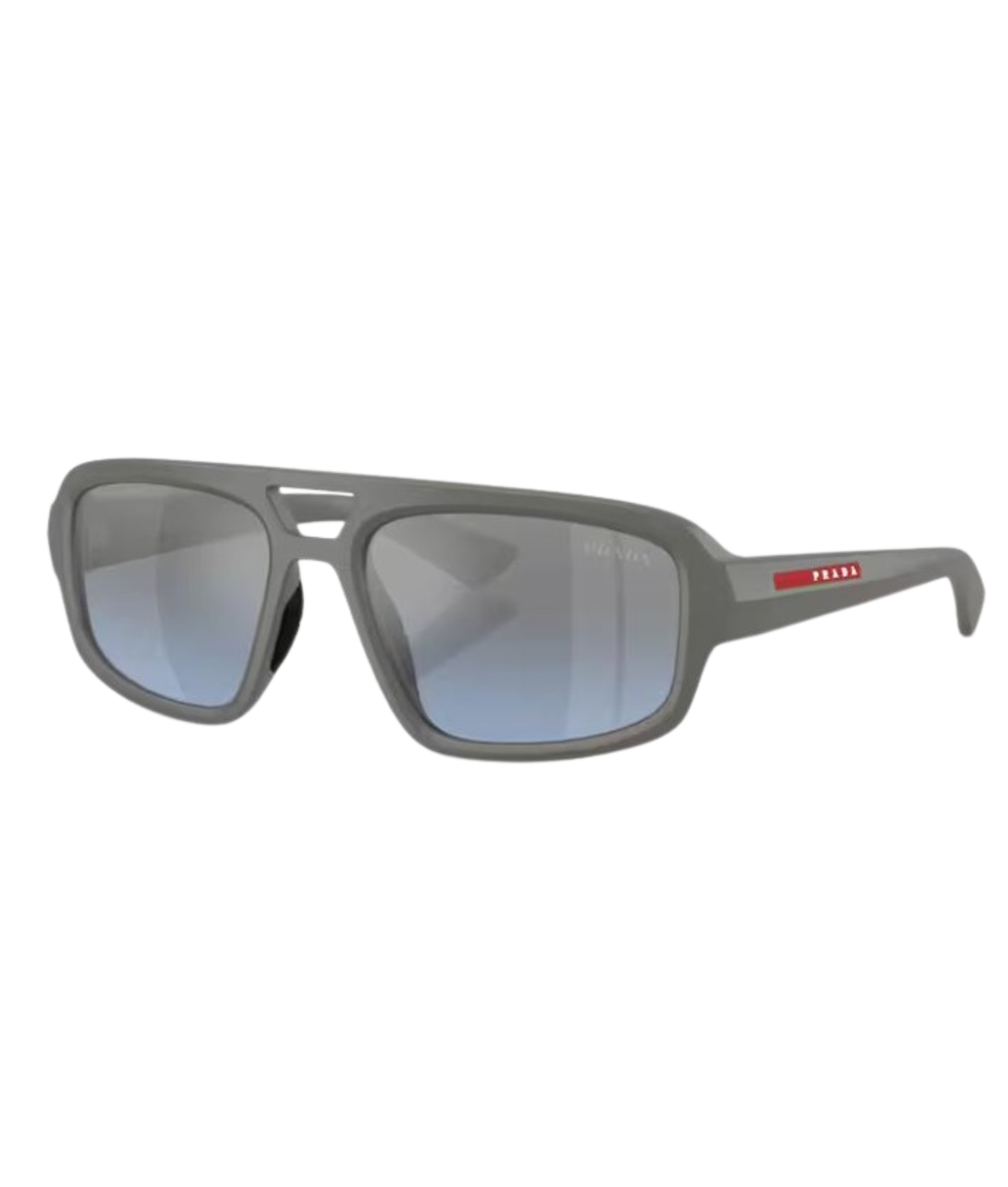 Metal grey-Light blue mirror silver gradient