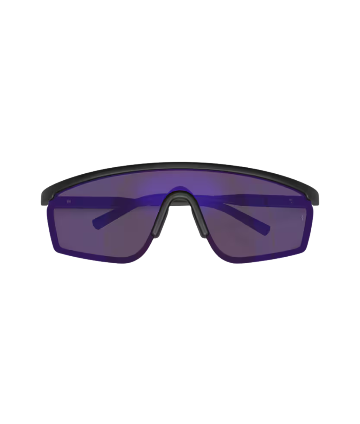 Semi-matte black-Royal purple mirror