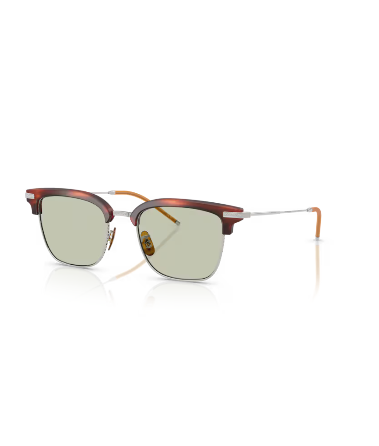 Tuscany tortoise/brushed silver