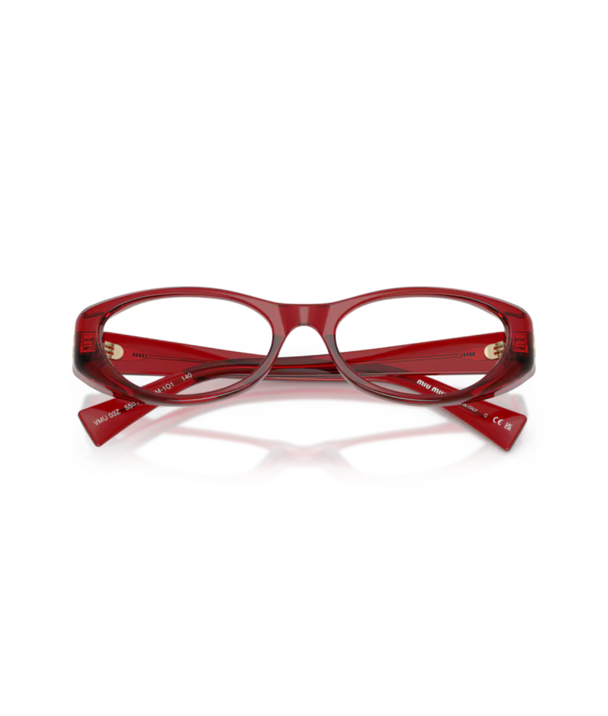 Transparent red