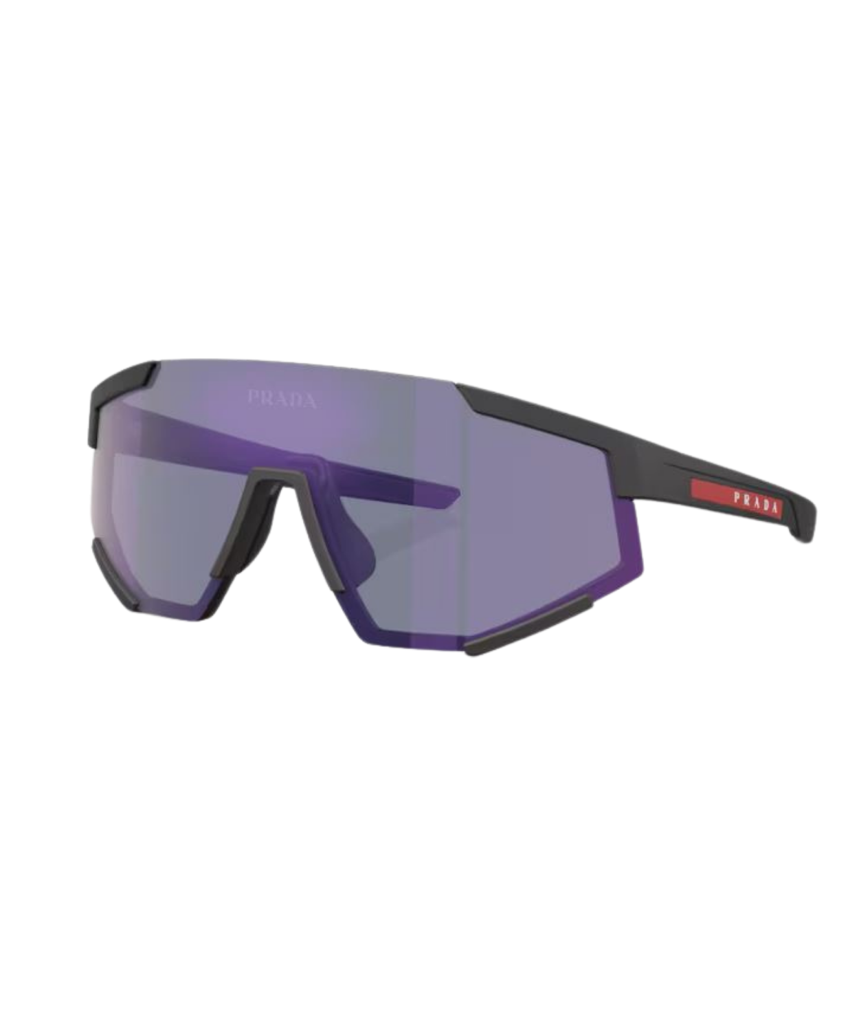 Black rubber-Dark blue mirror violet