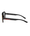 Black rubber-Dark grey mirror blue/red