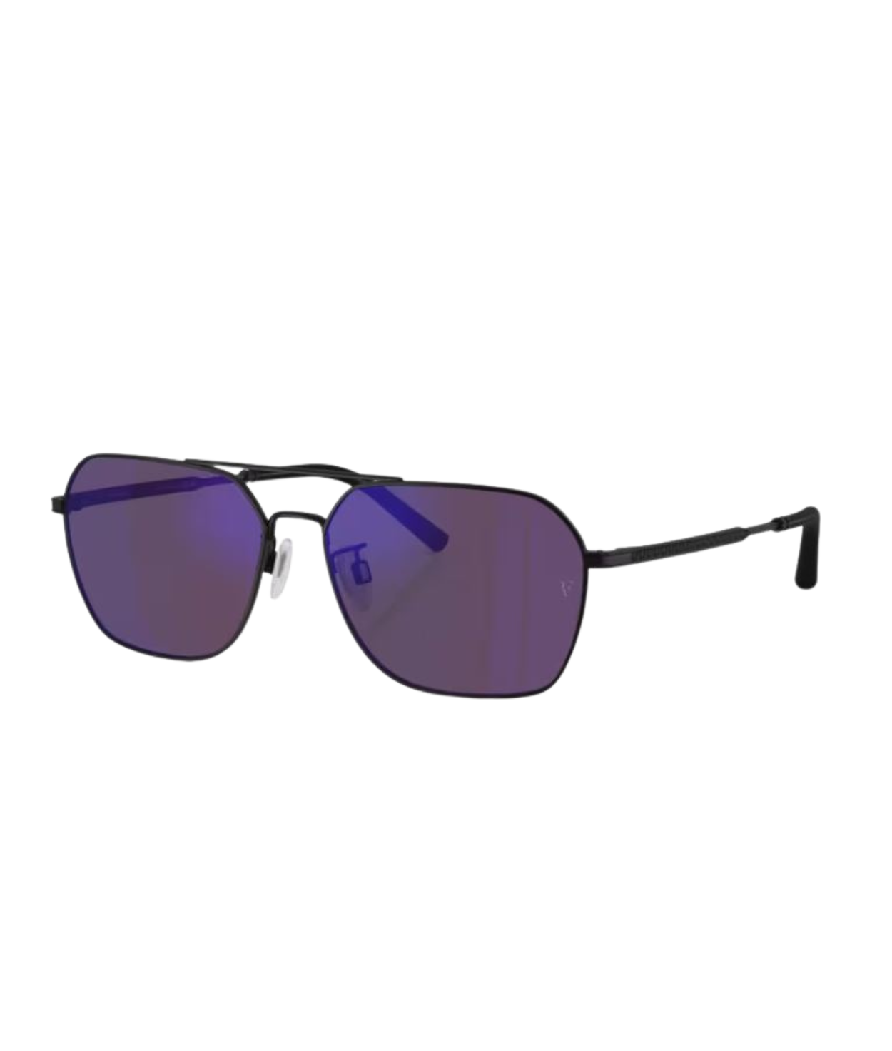 Matte black-Royal purple mirror