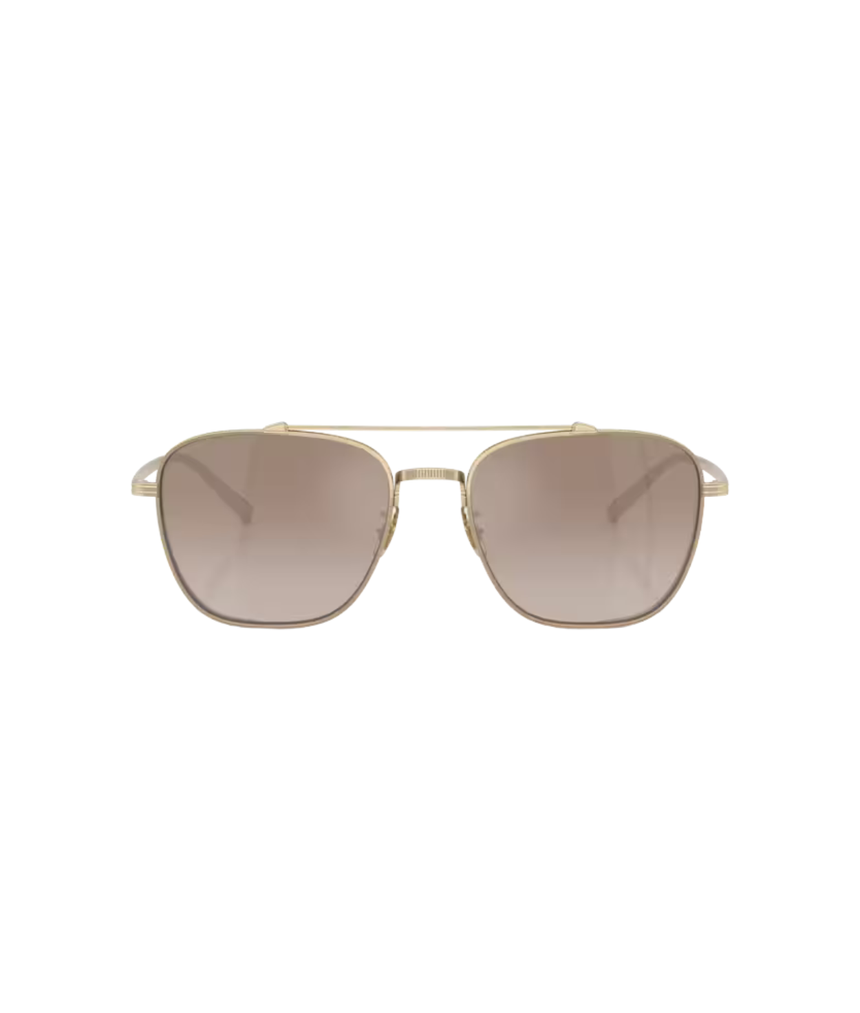Soft gold-Tuscan brown gradient mirror