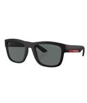 Black rubber-Dark grey polarized
