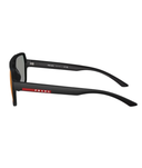 Black rubber-Dark grey mirror blue/red