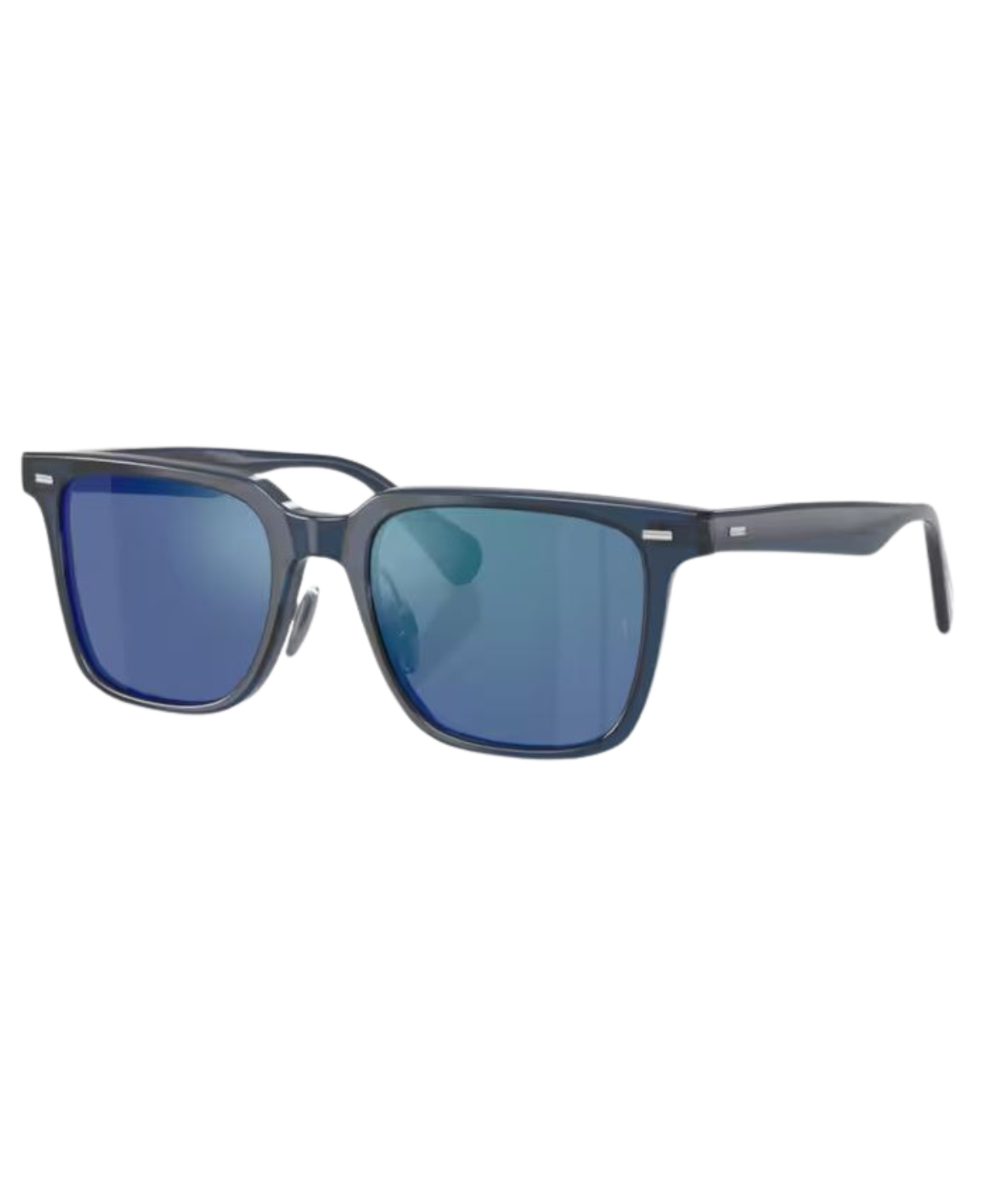 Ash blue-Marine flash mirror