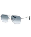 Brushed silver-Sky gradient wash to dark