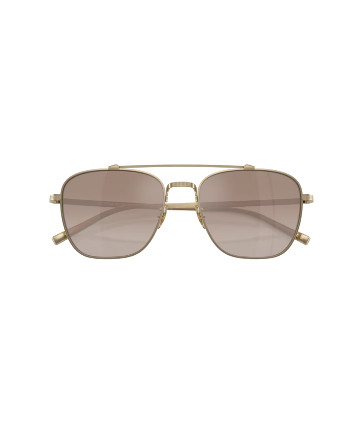 Soft gold-Tuscan brown gradient mirror