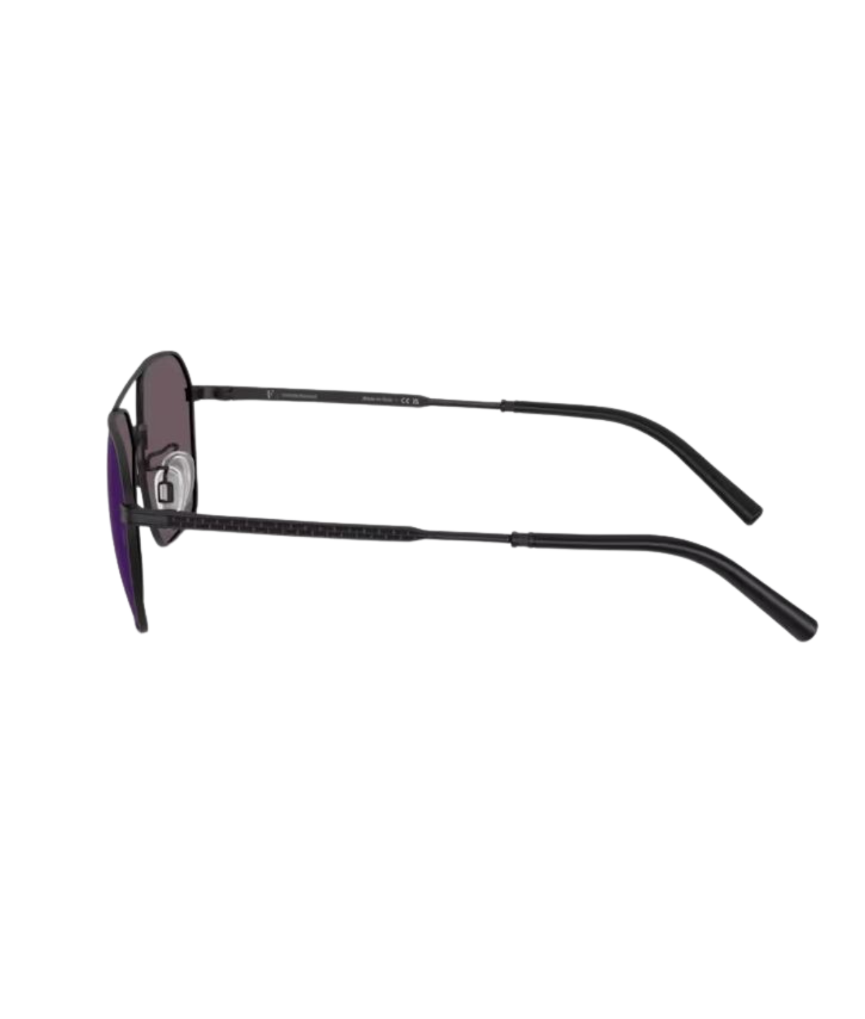 Matte black-Royal purple mirror