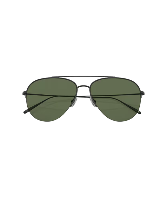 Matte black-Green polarized