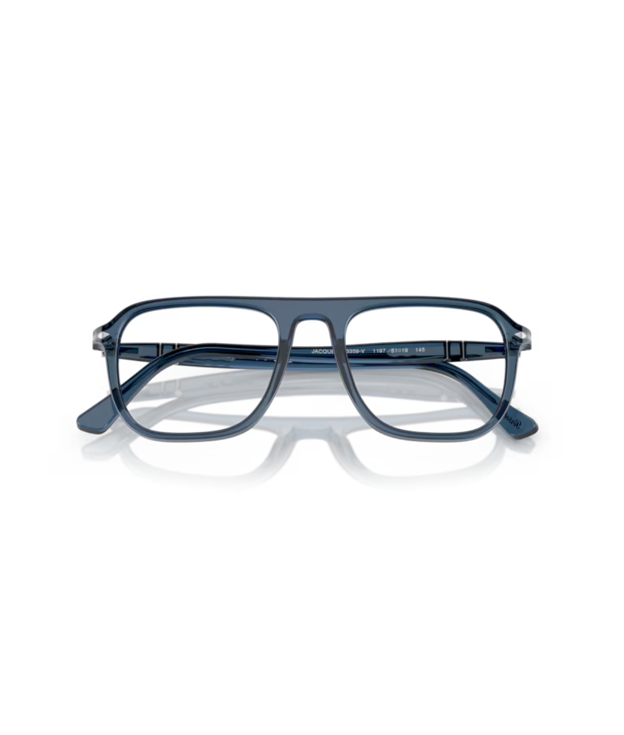Transparent blue denim