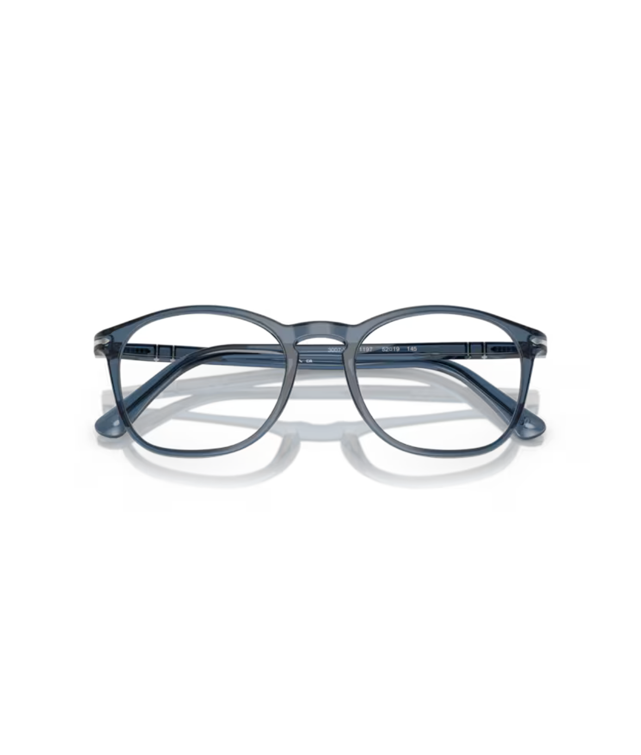 Transparent denim blue
