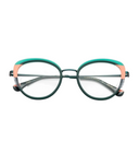 Turquoise/Rose Saumon