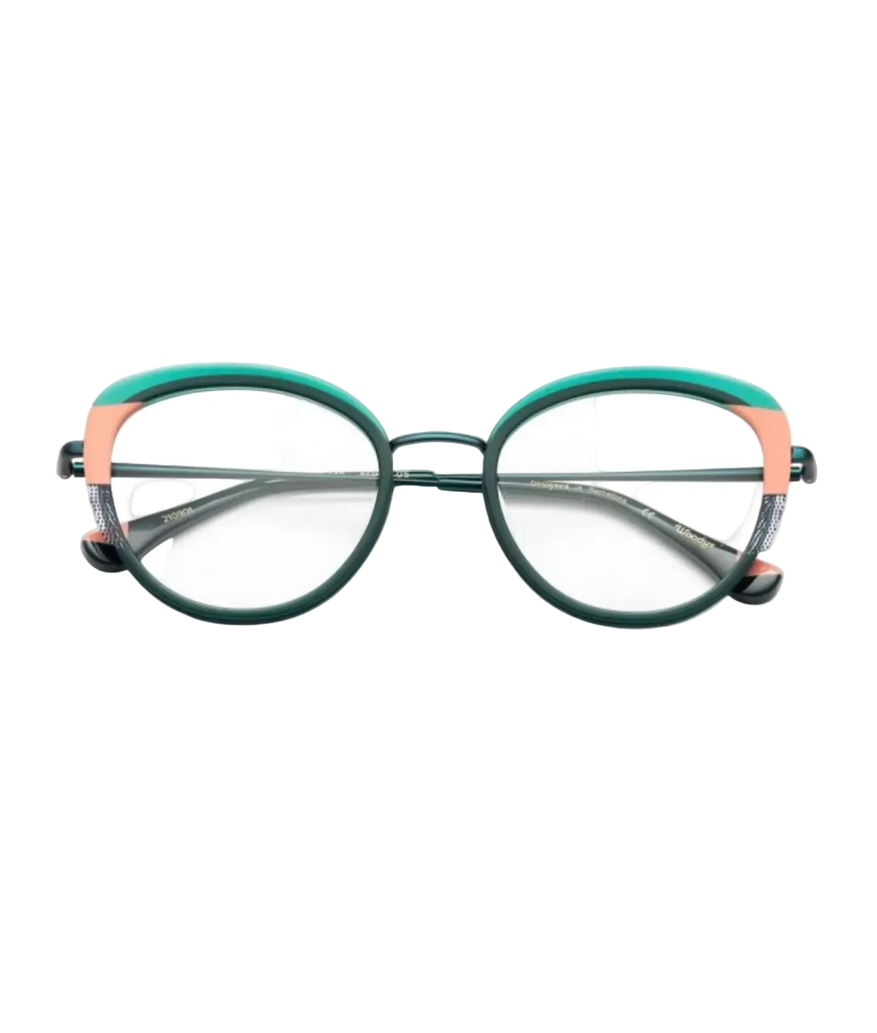 Turquoise/Rose Saumon