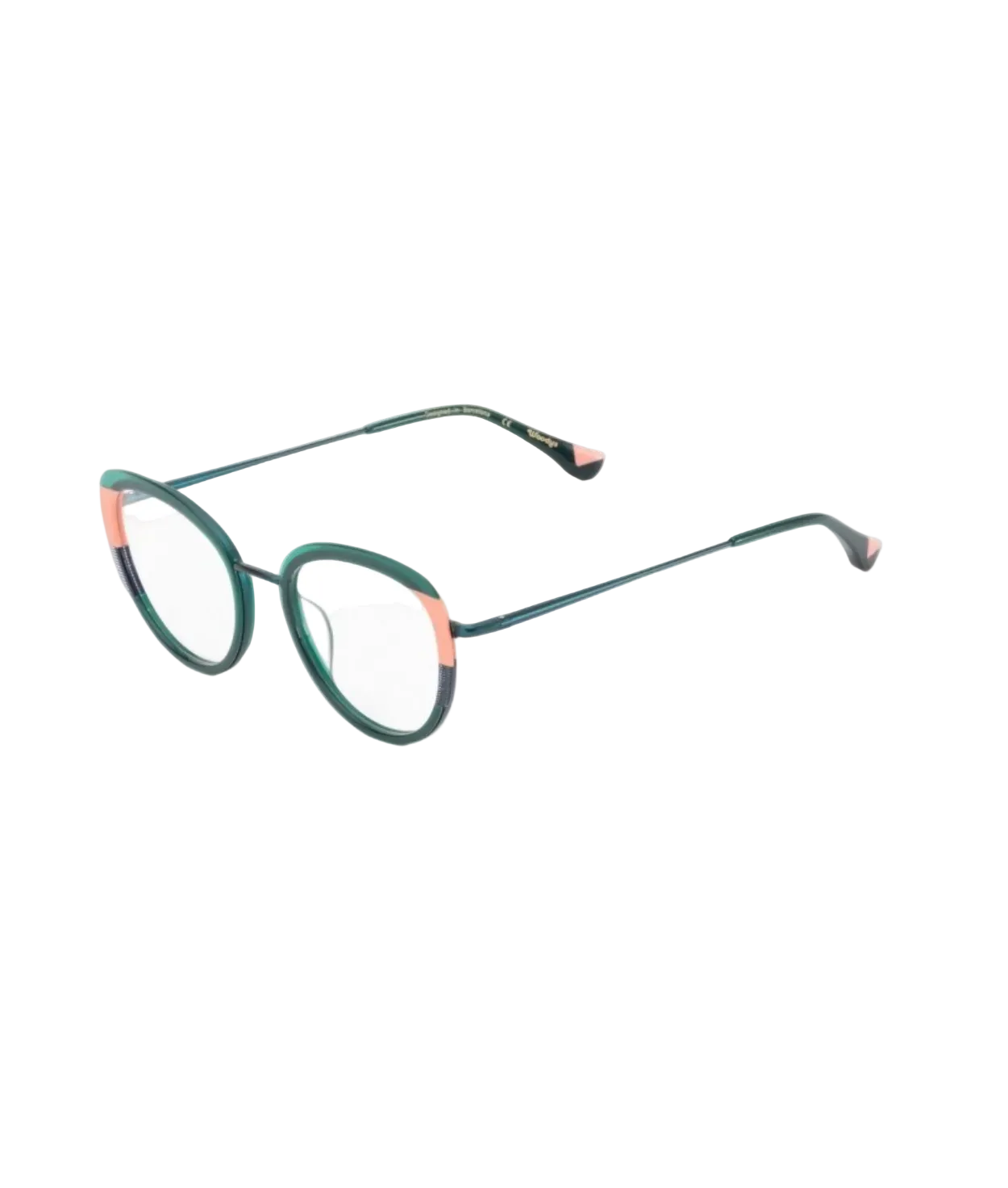 Turquoise/Rose Saumon
