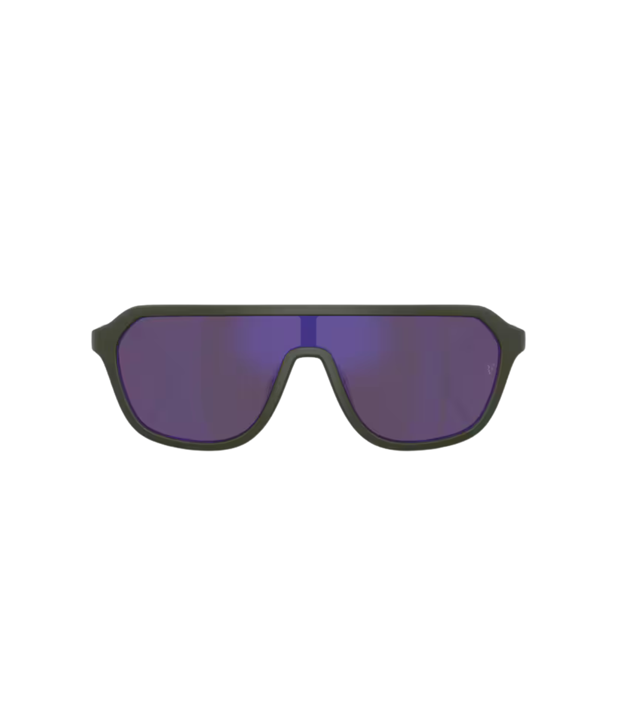 Semi-matte green smoke-Royal purple mirror