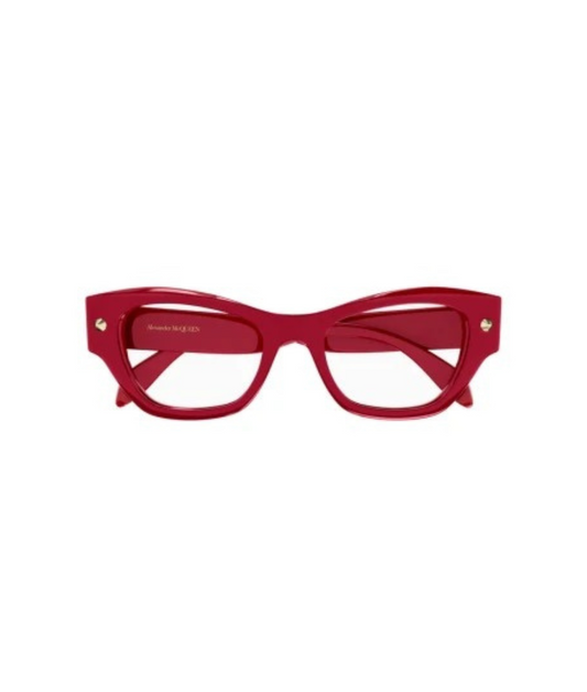 Alexander McQueen AM0429O Square Eyeglasses-Bold, avant-garde aesthetics-VISIONMOOD