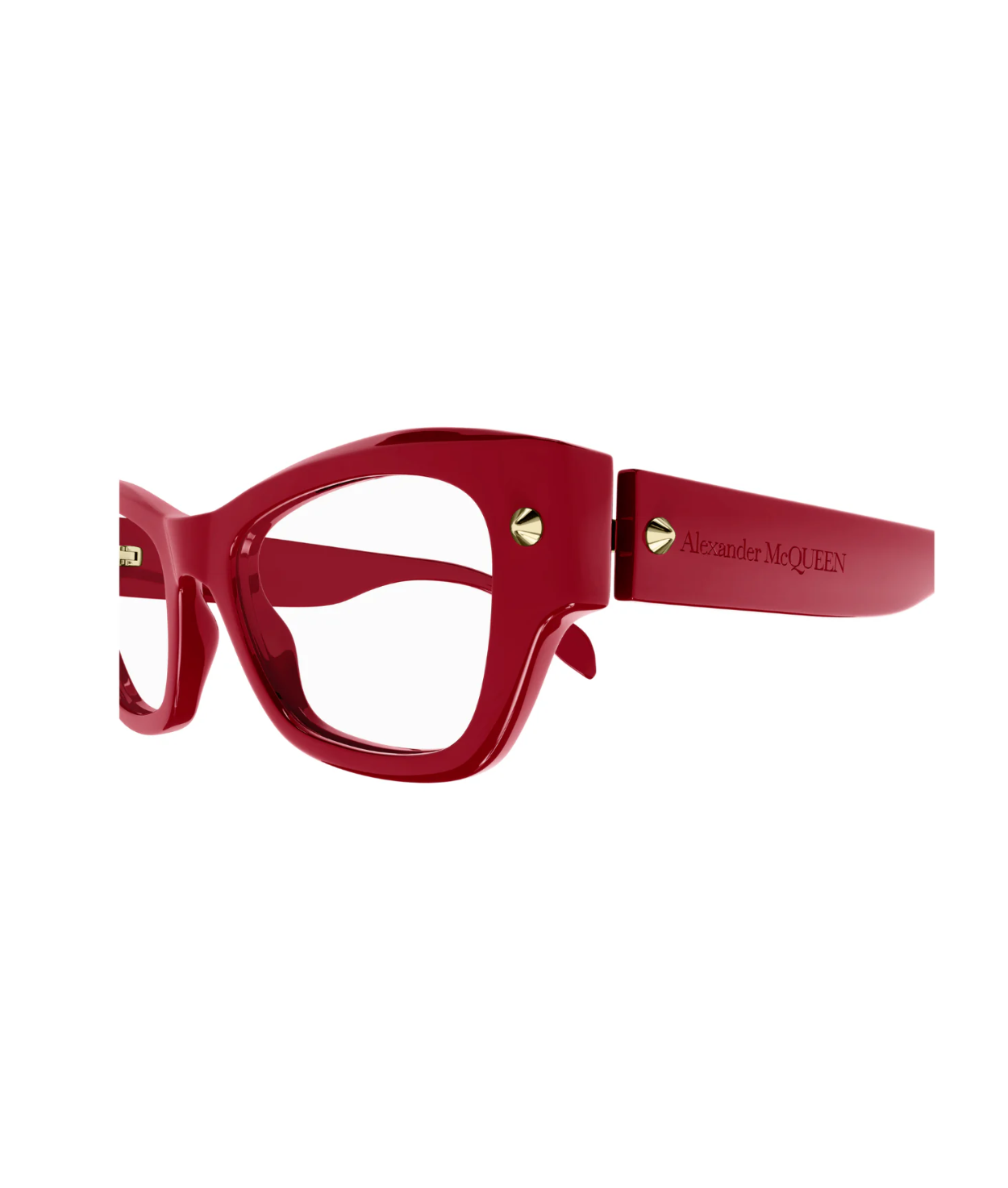 Alexander McQueen AM0429O Square Eyeglasses-Bold, avant-garde aesthetics-VISIONMOOD