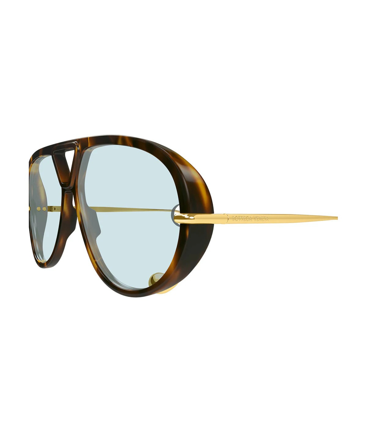 Shiny Dark Havana-Light Green