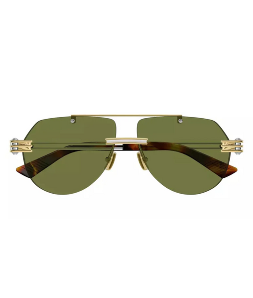 NWT Bottega Veneta BV1342S-003 Sunglasses Bottega Veneta BV1342S Aviator Sunglasses in Tinted Lens  main image 4