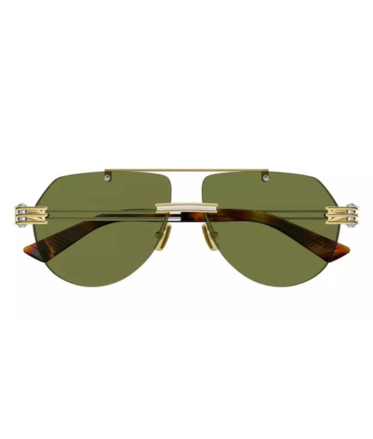 Bottega Veneta Bolt BV1342S Geometric Sunglasses-Refined Italian craftsmanship- VISIONMOOD